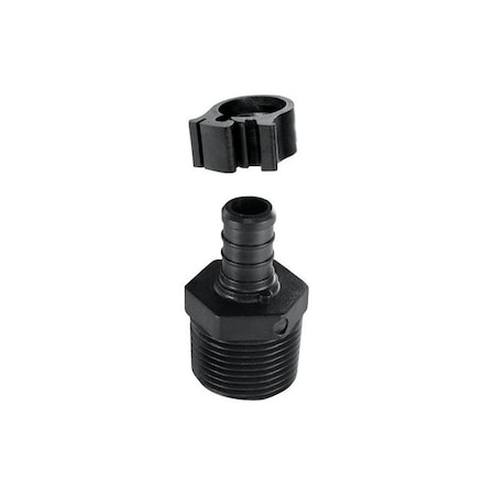 Pexlock Flair-It PEXLock 1/2 in. PEX X 3/4 in. D MPT Plastic Adapter 30868